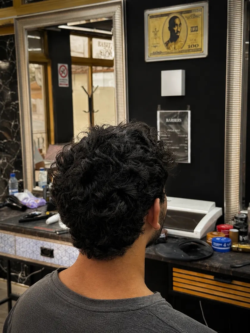 Taper for curly hair