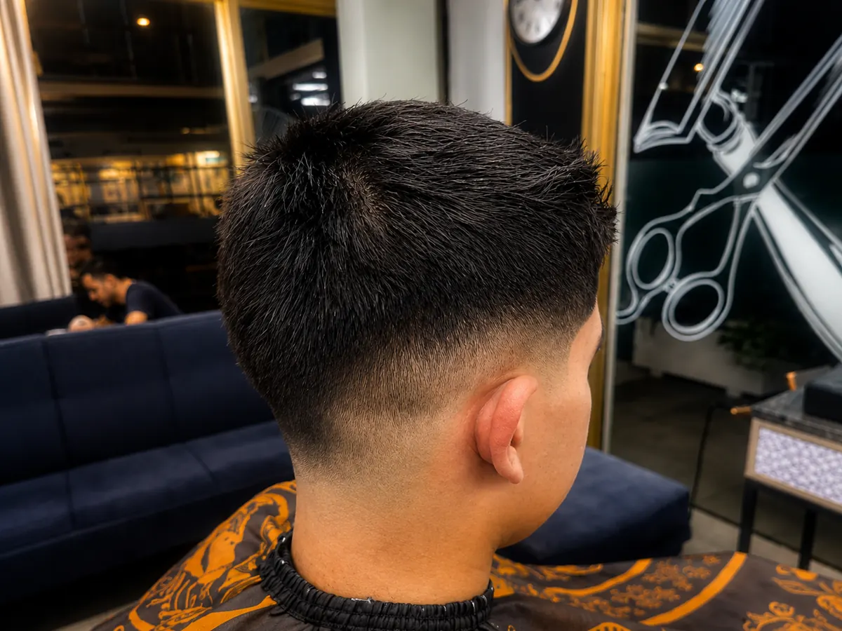 Mid fade with texture on top