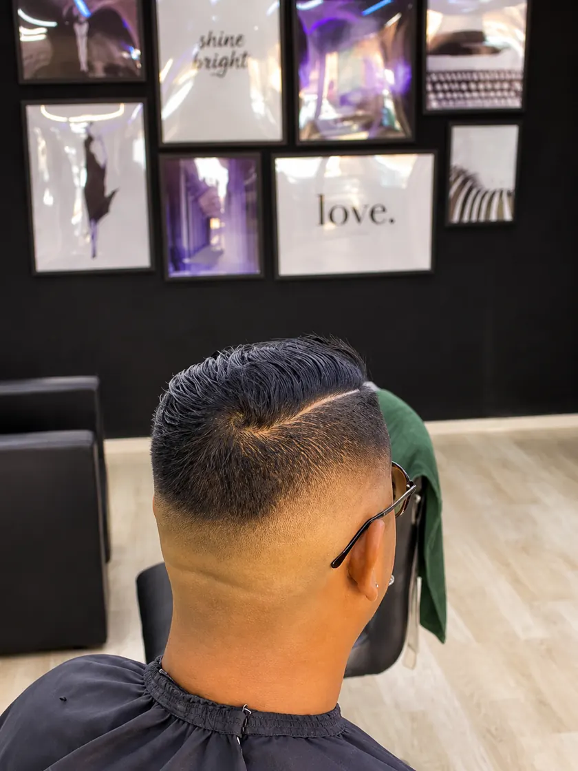 Skin fade, clean profile
