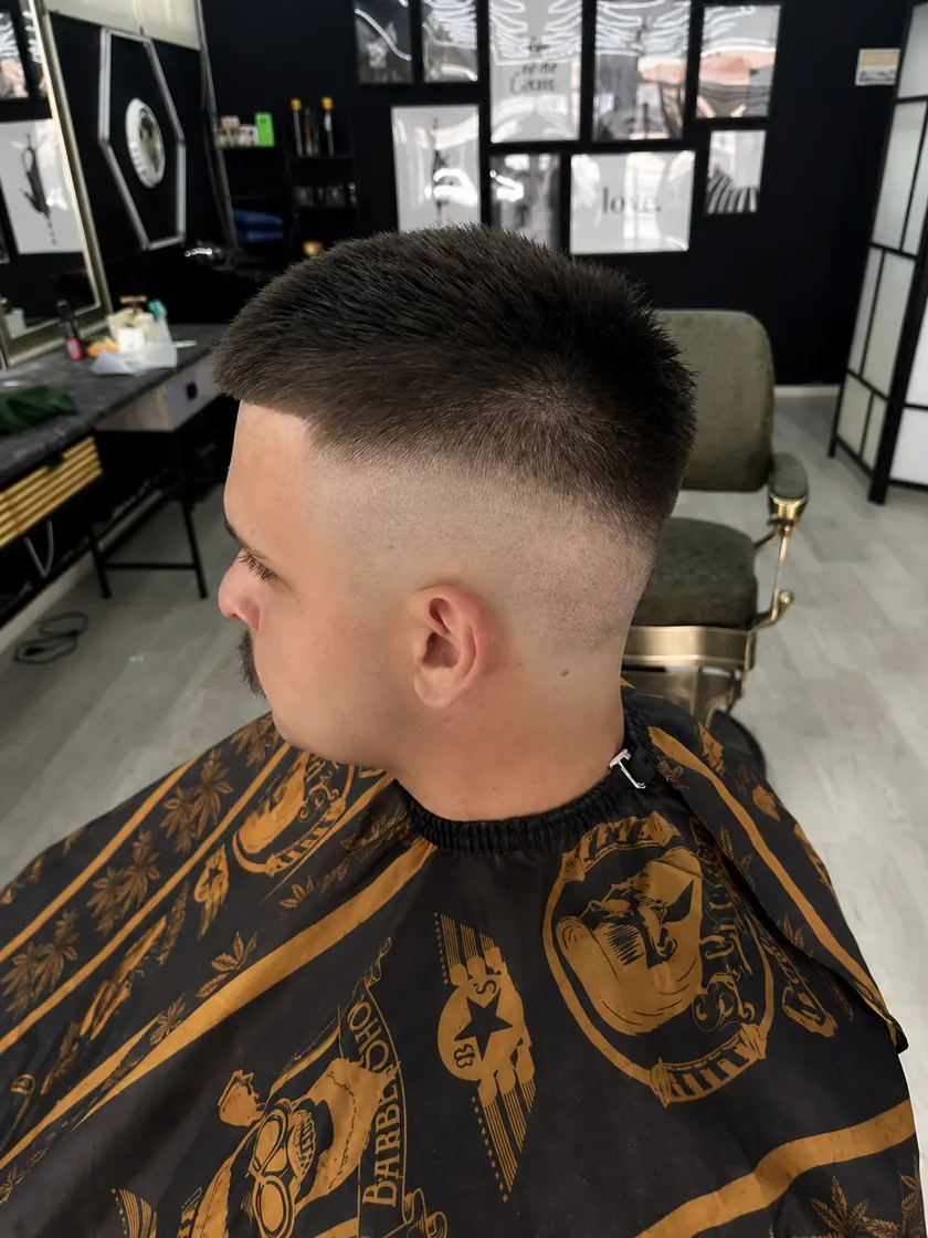 Skin fade, side profile